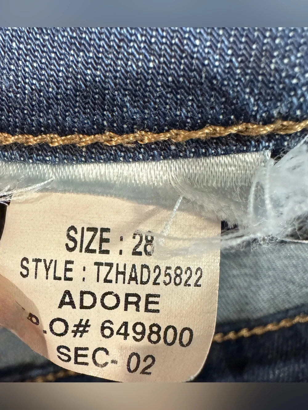 Joe's Jeans Adore Skinny Bootcut Stretch Denim Blue Jeans 28 - Picture 10 of 10